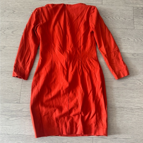 Escada Bandage Bodycon Burnt Orange Mini Dress Size 34eu 4us - Picture 4 of 4